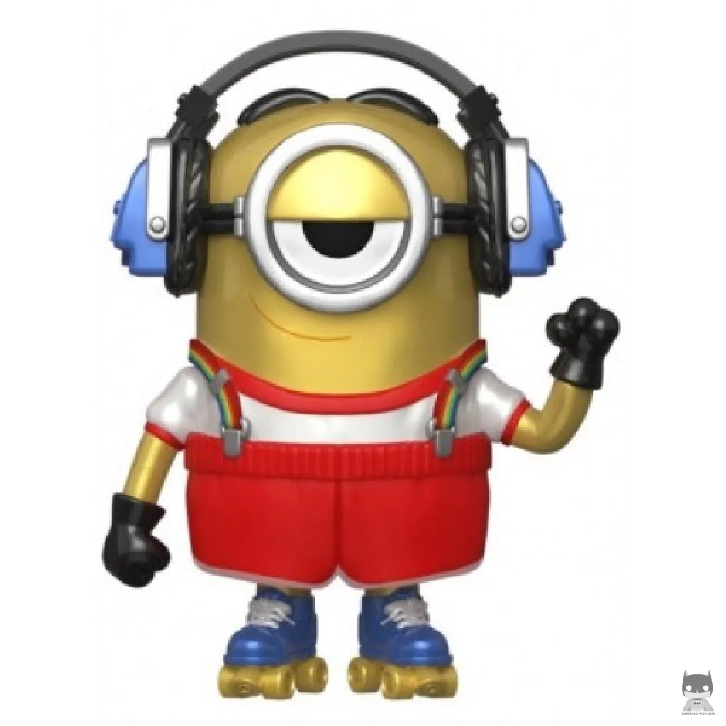 Figurine Funko POP Stuart en rollers (Metallic) (Les Minions 2 : Il était une fois Gru)