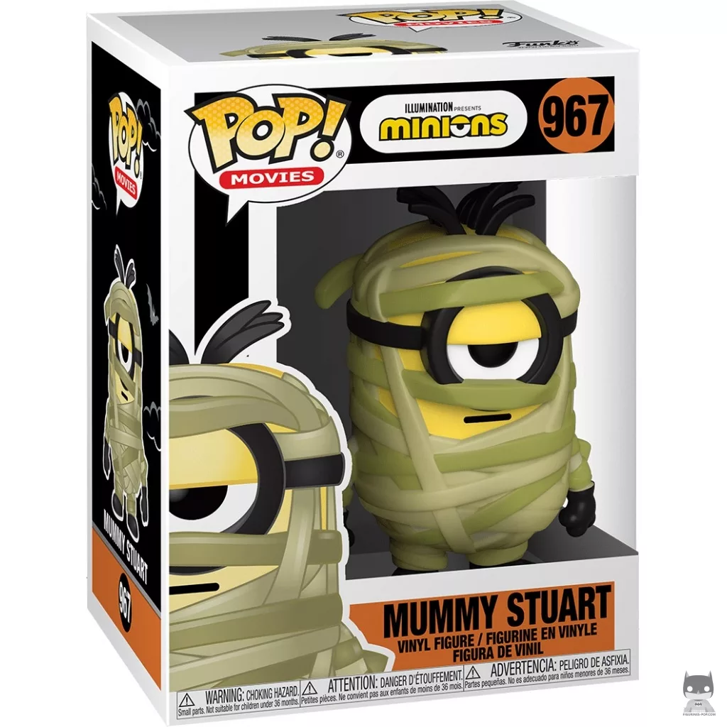 Figurine Funko POP Stuart la Momie avec boîte