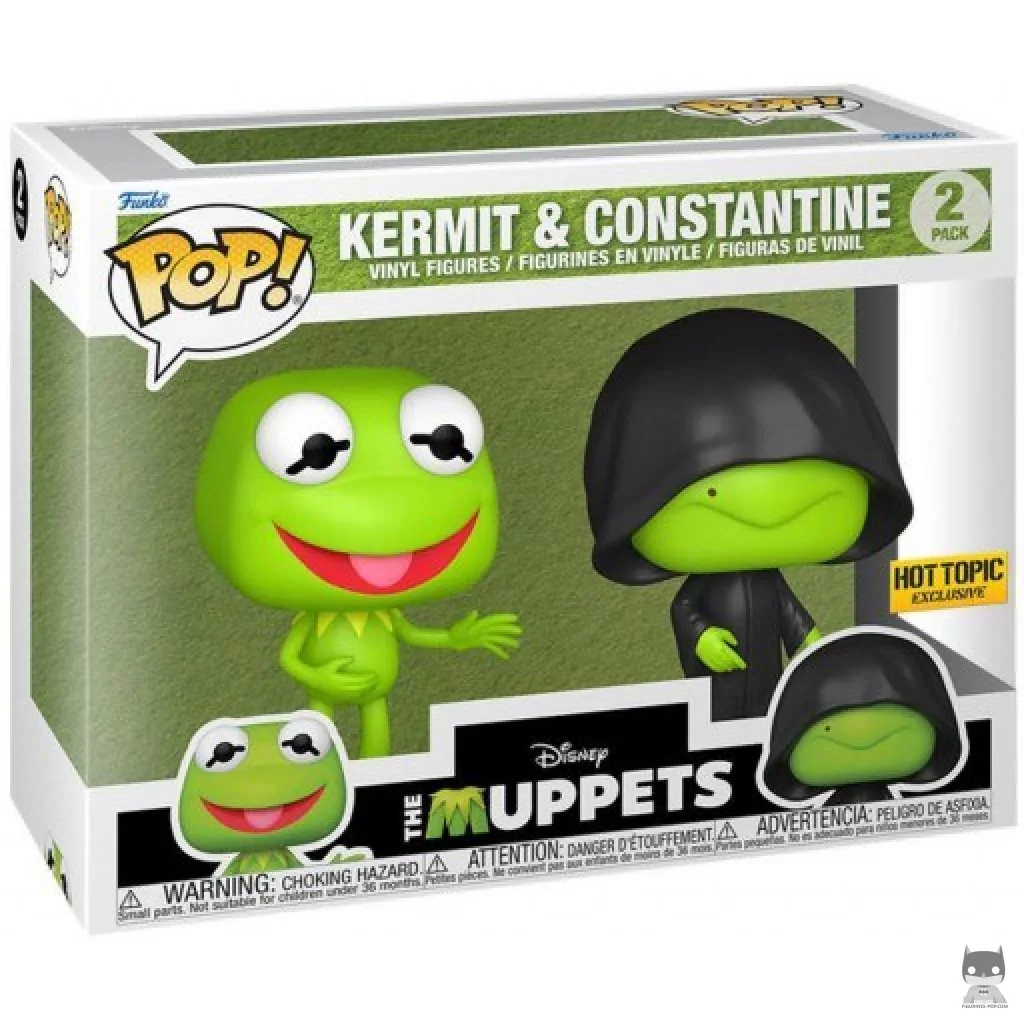 Figurine Funko POP Kermit & Constantine avec boîte