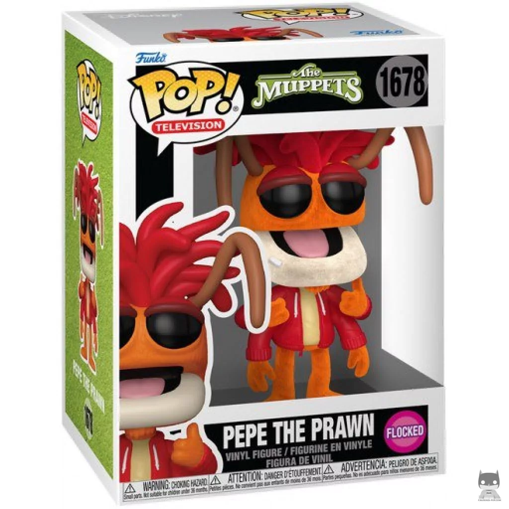 Figurine Funko POP Pépé le Roi Crevette (Flocked) avec boîte