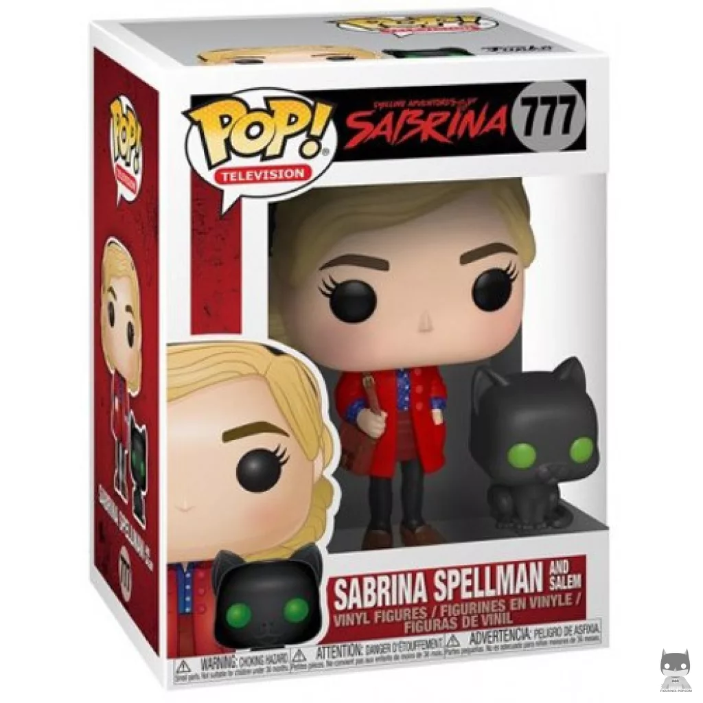 Figurine Funko POP Sabrina Spellman & Salem avec boîte