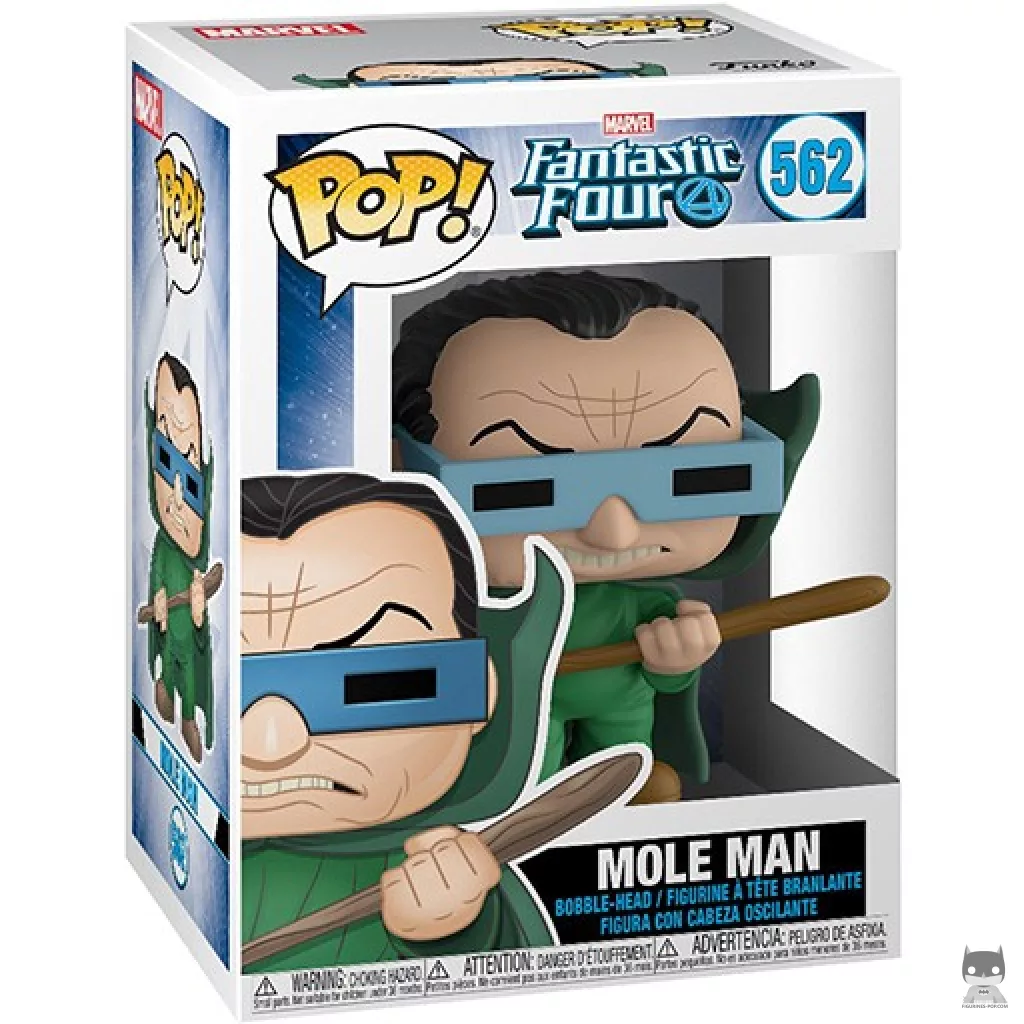 Figurine Funko POP L'Homme-Taupe avec boîte