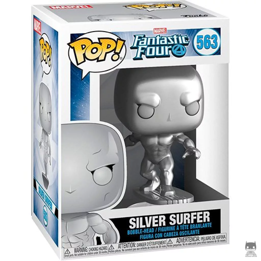 Figurine Funko POP Le Surfer d'Argent avec boîte