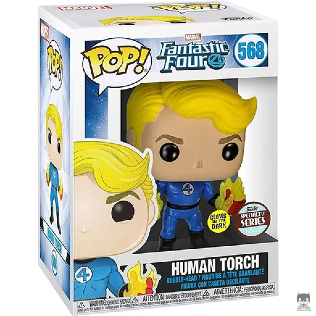Figurine Funko POP Torche Humaine avec boîte