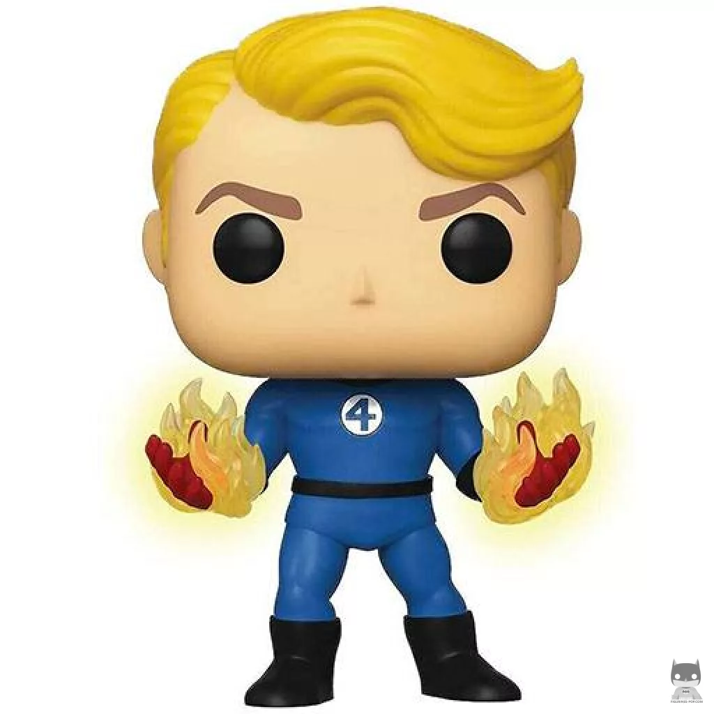 Figurine Funko POP Torche Humaine (Les Quatre Fantastiques)