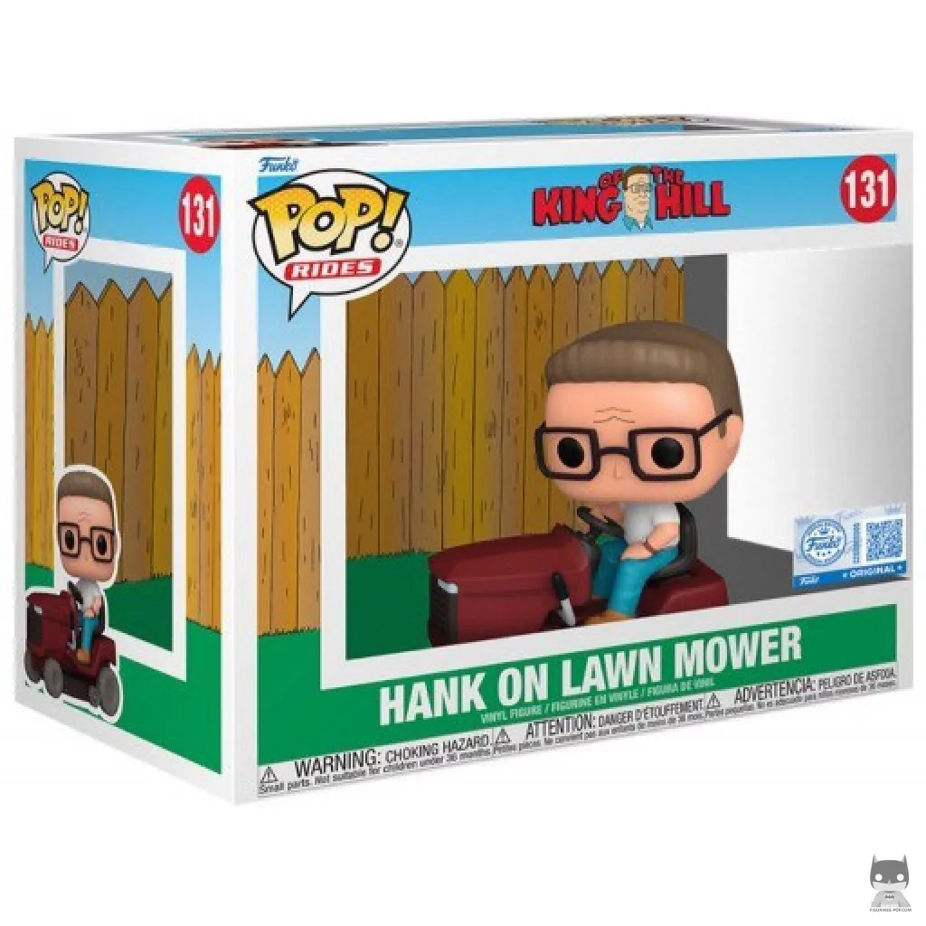 Figurine Funko POP Hank sur la Tondeuse à Gazon avec boîte