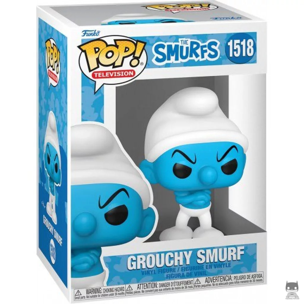 Figurine Funko POP Schtroumpf Grognon avec boîte