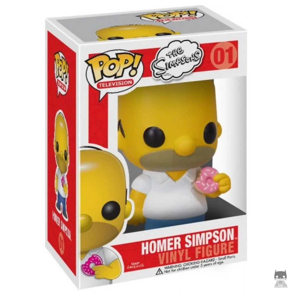 Figurine Funko POP Homer Simpson avec boîte