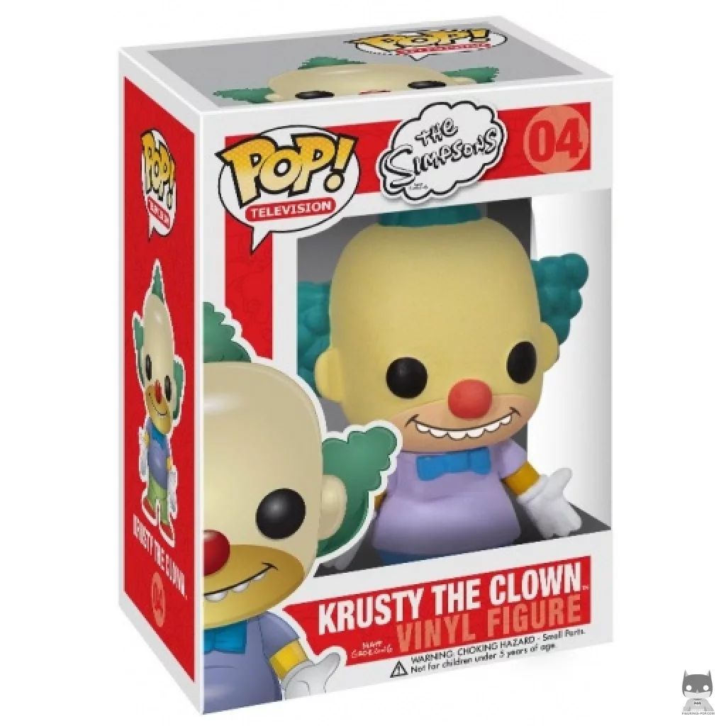 Figurine Funko POP Krusty le Clown avec boîte