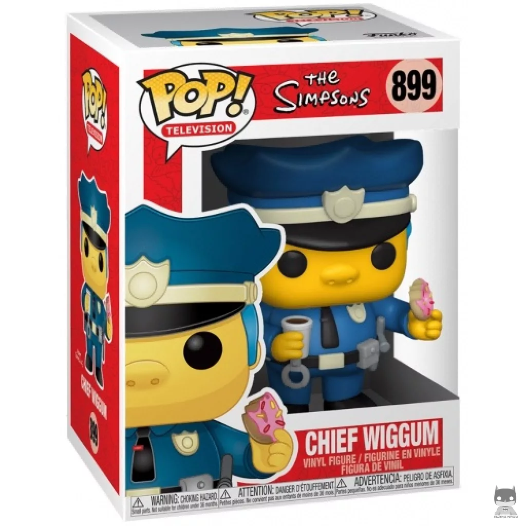 Figurine Funko POP Chief Wiggum avec boîte
