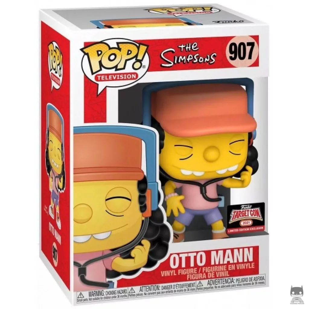 Figurine Funko POP Otto Mann avec boîte