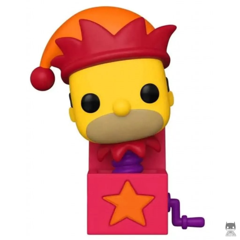 Figurine Funko POP Homer en Jack-in-the-Box (Glow in the Dark) (Les Simpson : Horrow Show)