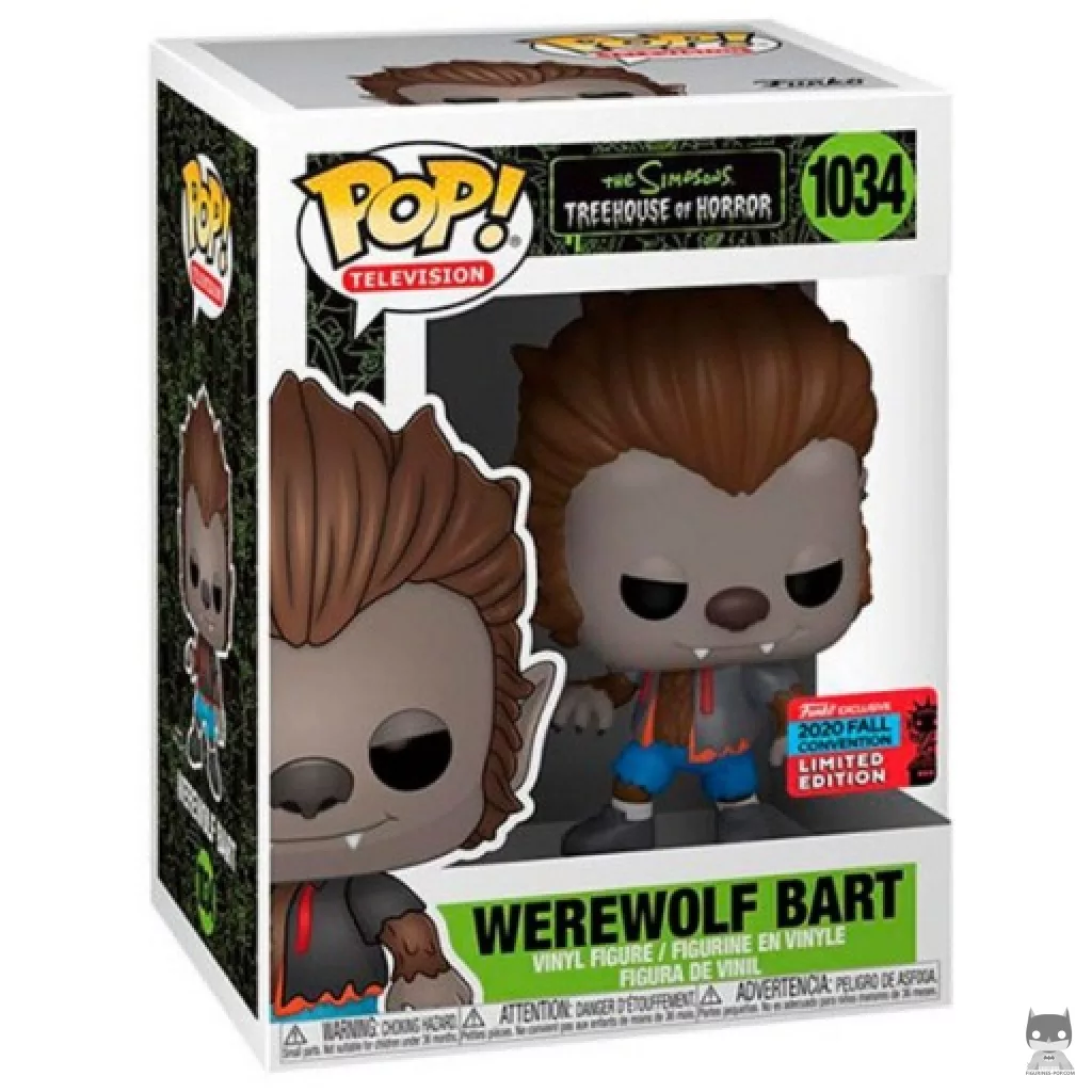 Figurine Funko POP Bart en Loup-Garou avec boîte