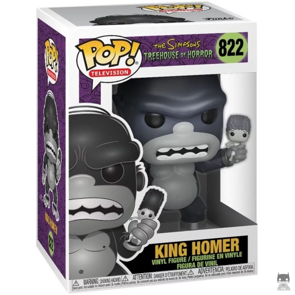 Figurine Funko POP King Homer avec boîte