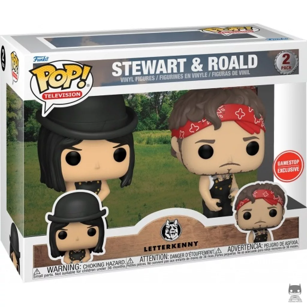 Figurine Funko POP Stewart & Roald avec boîte
