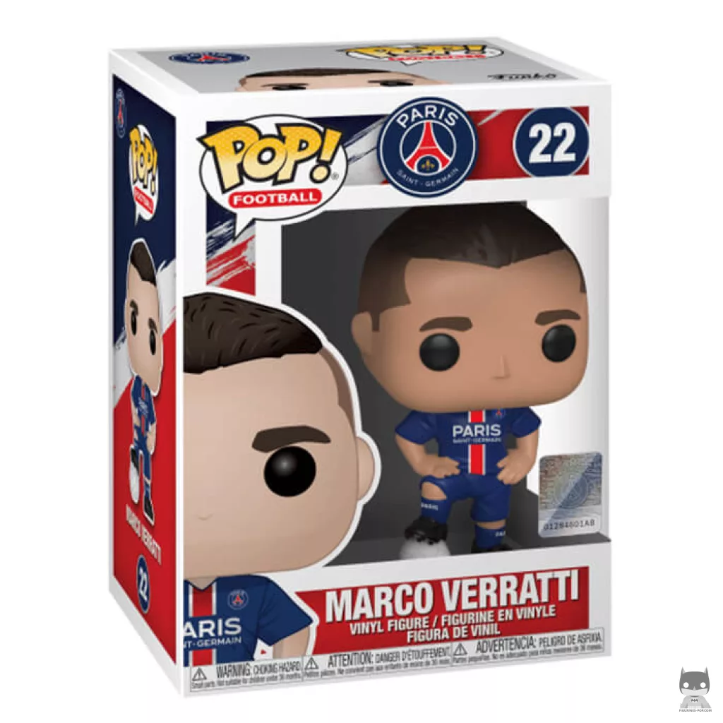 Figurine Funko POP Marco Verratti (Paris Saint-Germain) avec boîte