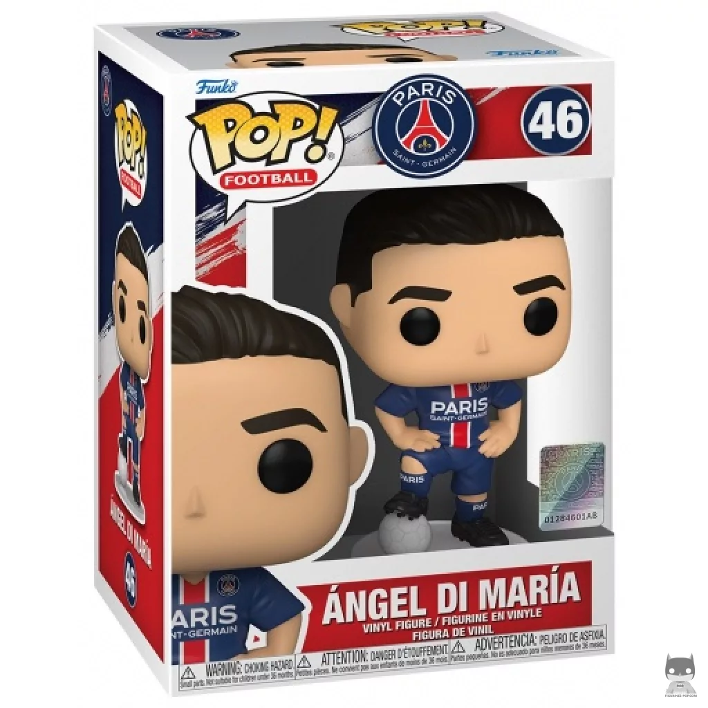 Figurine Funko POP Angel Di Maria (Paris Saint-Germain) avec boîte
