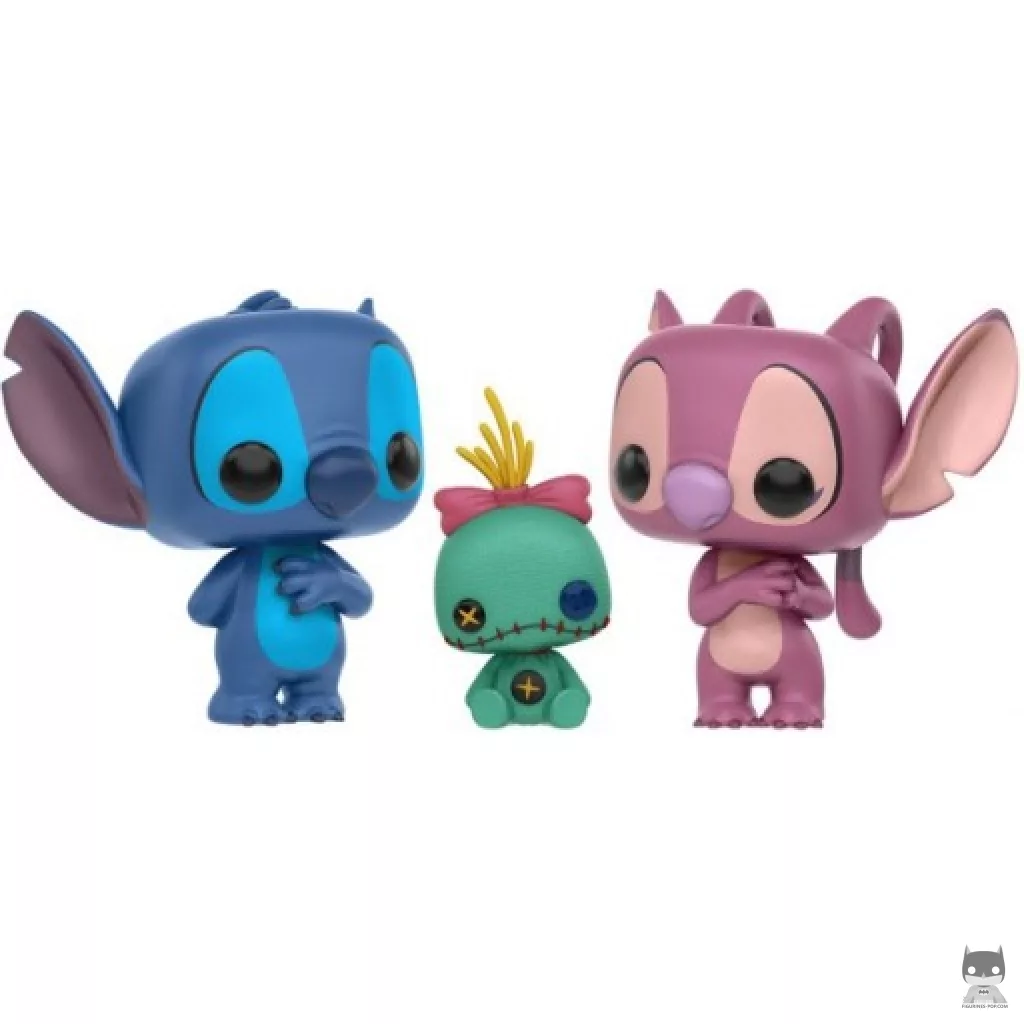 Figurine Funko POP Stitch, Scrump & Angel (Lilo and Stitch)