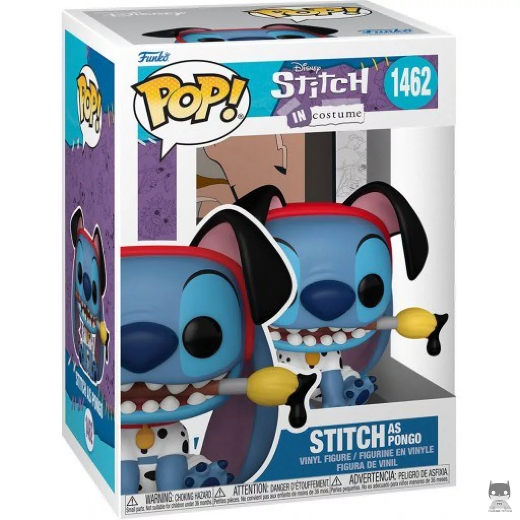 Figurine Funko POP Stitch en Pongo avec boîte
