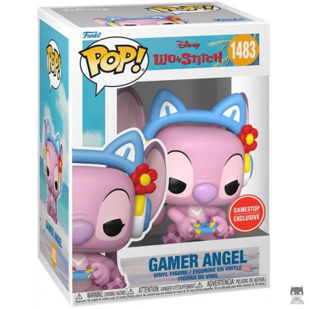 Figurine Funko POP Angel Gamer avec boîte
