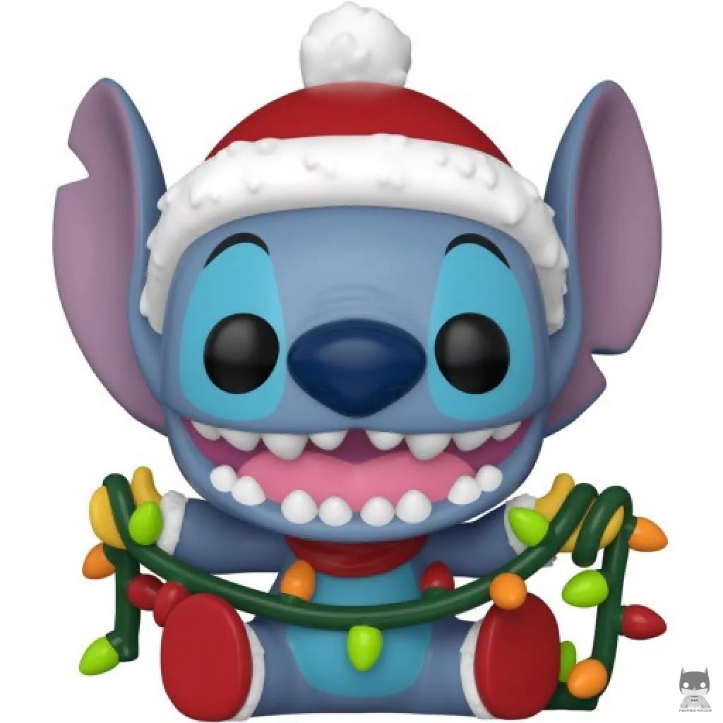 Figurine Funko POP Stitch avec Guirlandes (Lilo and Stitch)