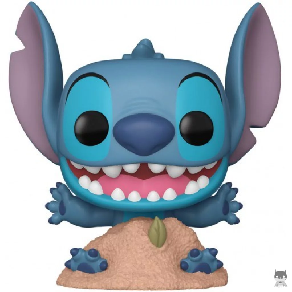Figurine Funko POP Stitch dans le Sable (Lilo and Stitch)