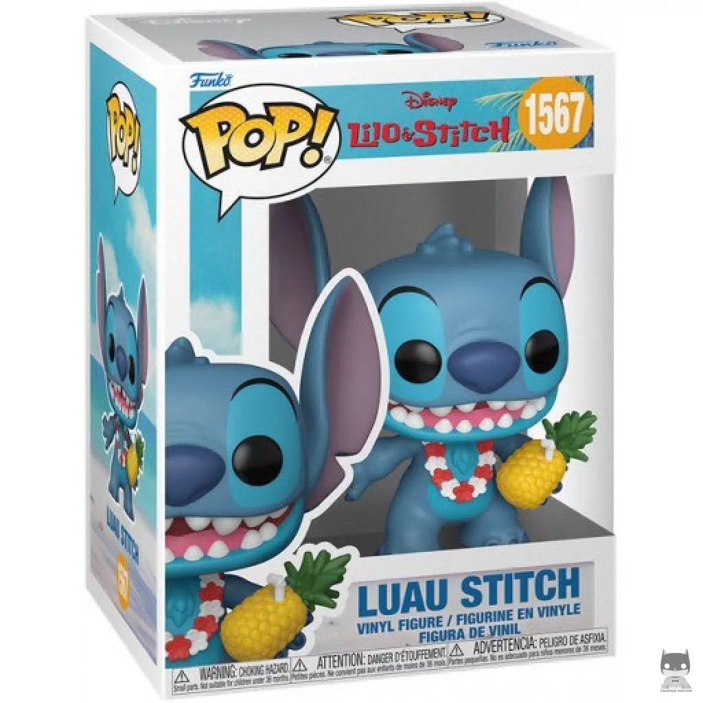 Figurine Funko POP Luau Stitch avec boîte