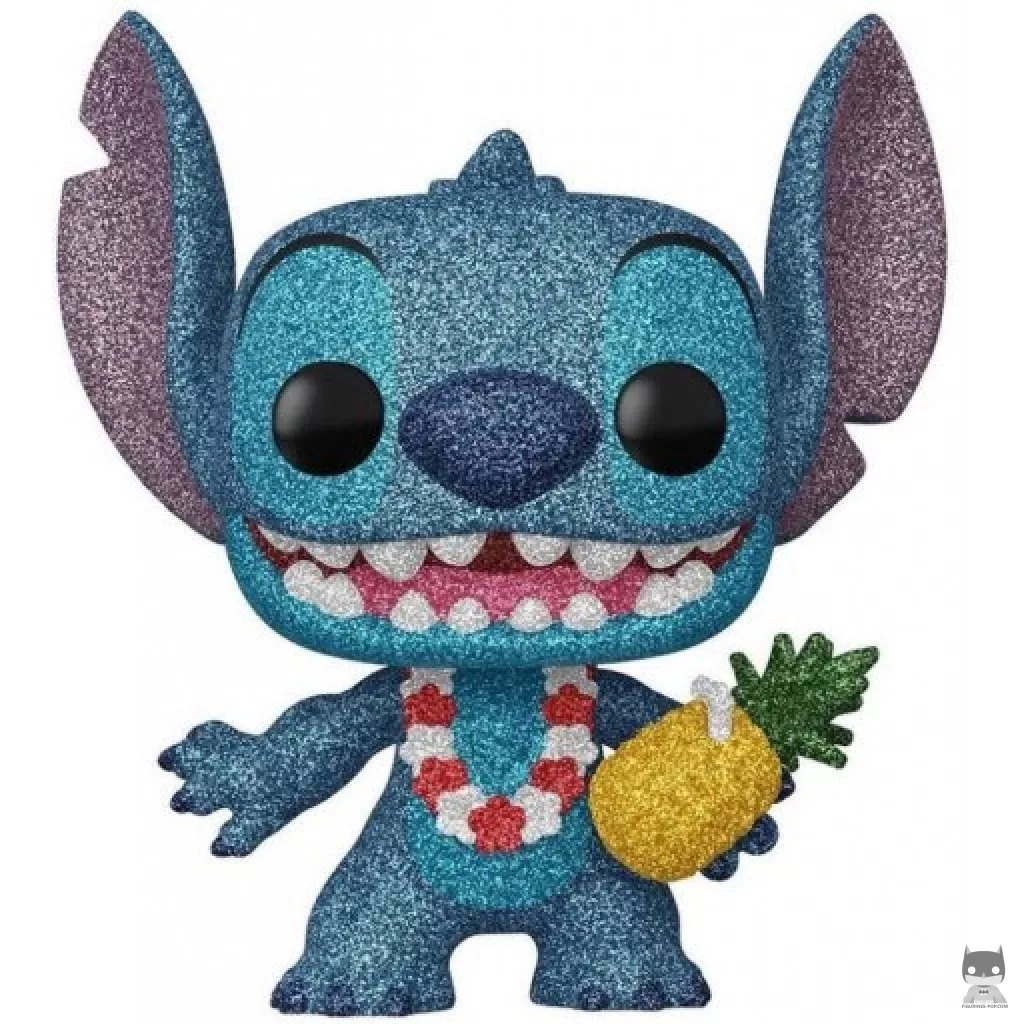 Figurine Funko POP Luau Stitch (Diamond Giltter) avec boîte