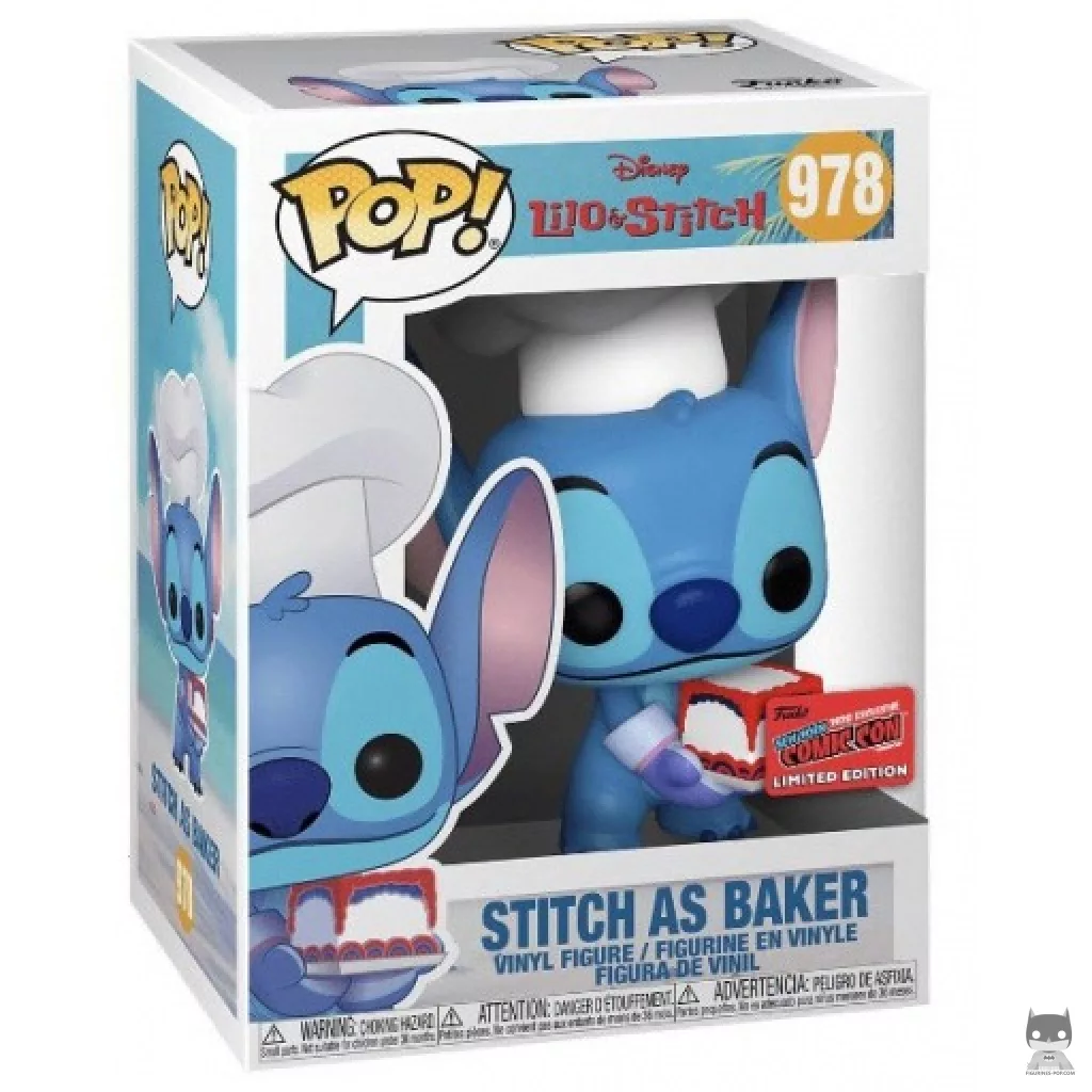 Figurine Funko POP Stitch en Pâtissier avec boîte