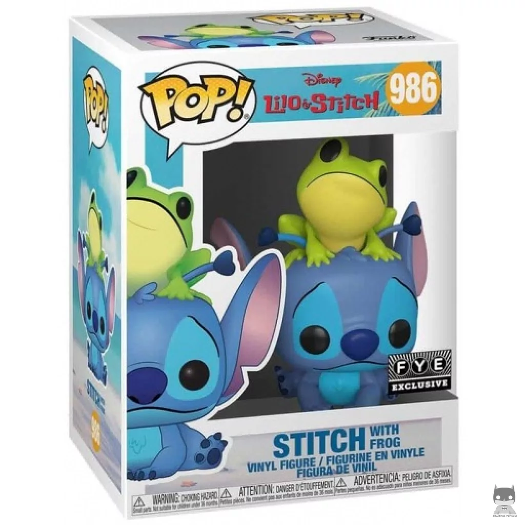 Figurine Funko POP Stitch avec Grenouille avec boîte