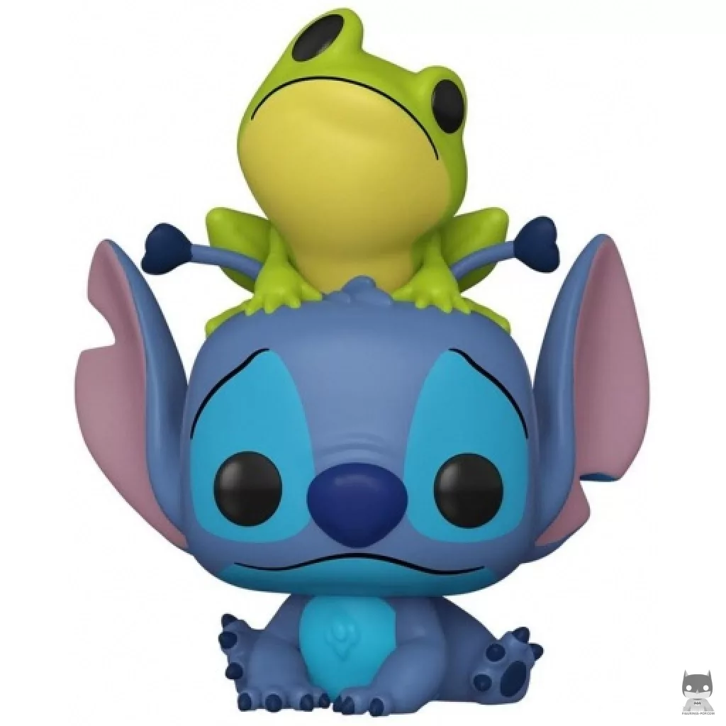 Figurine Funko POP Stitch avec Grenouille (Lilo and Stitch)