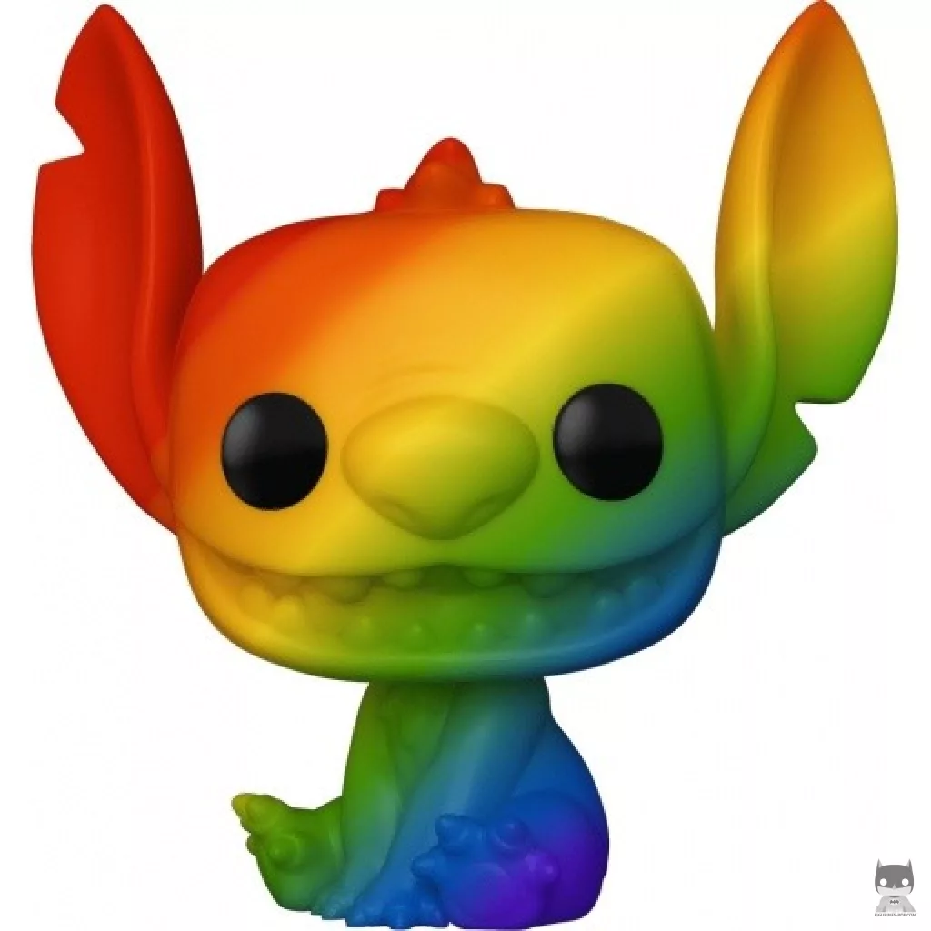 Figurine Funko POP Stitch souriant (Rainbow) (Lilo et Stitch)