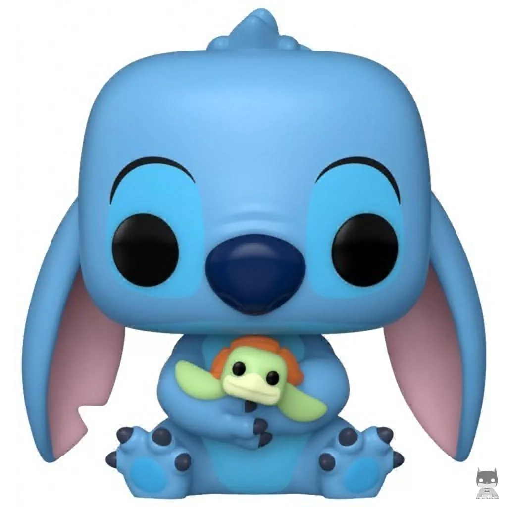 Figurine Funko POP Stitch avec Tortue (Lilo et Stitch)