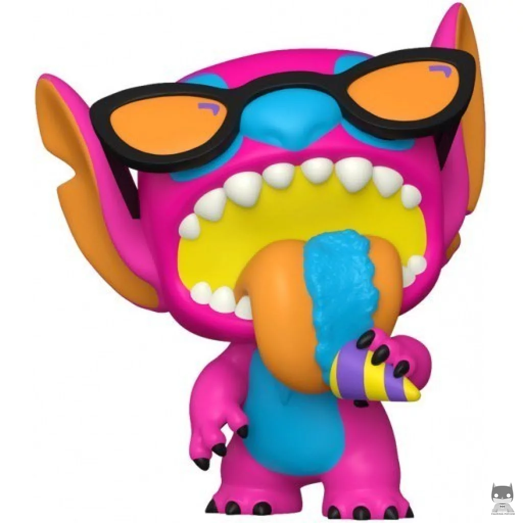 Figurine Funko POP Stitch Été (Black Light) (Lilo et Stitch)