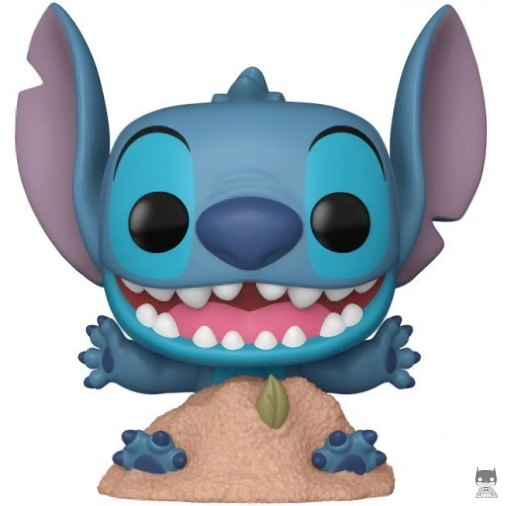 Figurine Funko POP Stitch dans le Sable (Lilo et Stitch)
