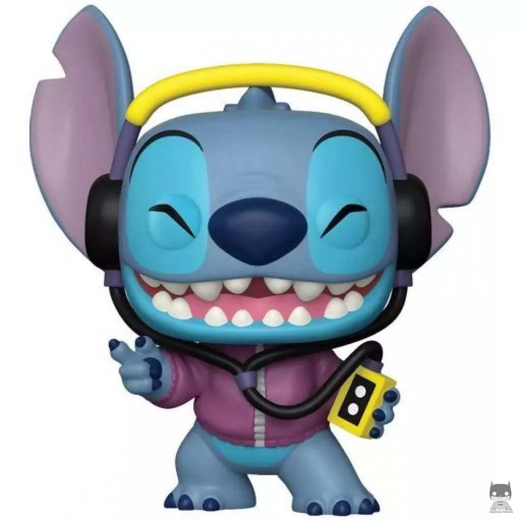 Figurine Funko POP Stitch avec Casque de Musique (Lilo et Stitch)