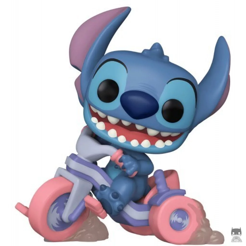 Figurine Funko POP Stitch sur Tricycle (Lilo et Stitch)
