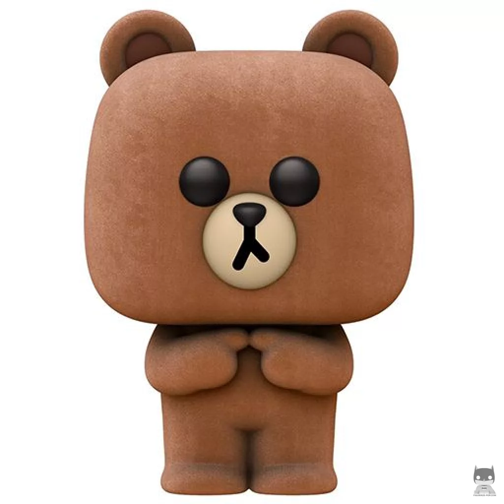 Figurine Funko POP Brown (Flocked) (Line Friends)