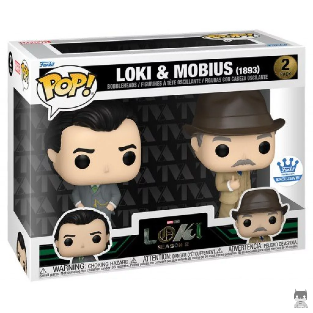 Figurine Funko POP Loki & Mobius (1893) avec boîte