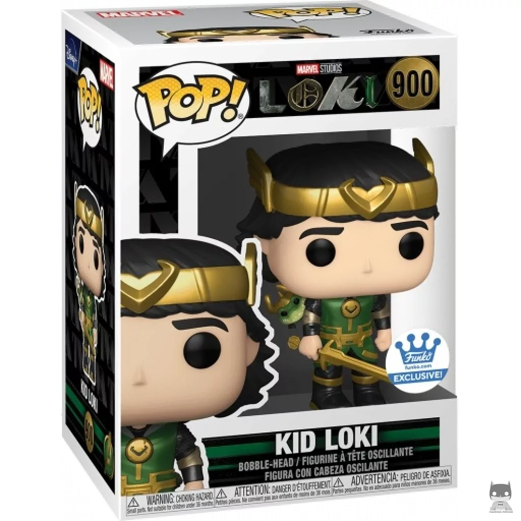 Figurine Funko POP Loki Enfant (Metallic) avec boîte