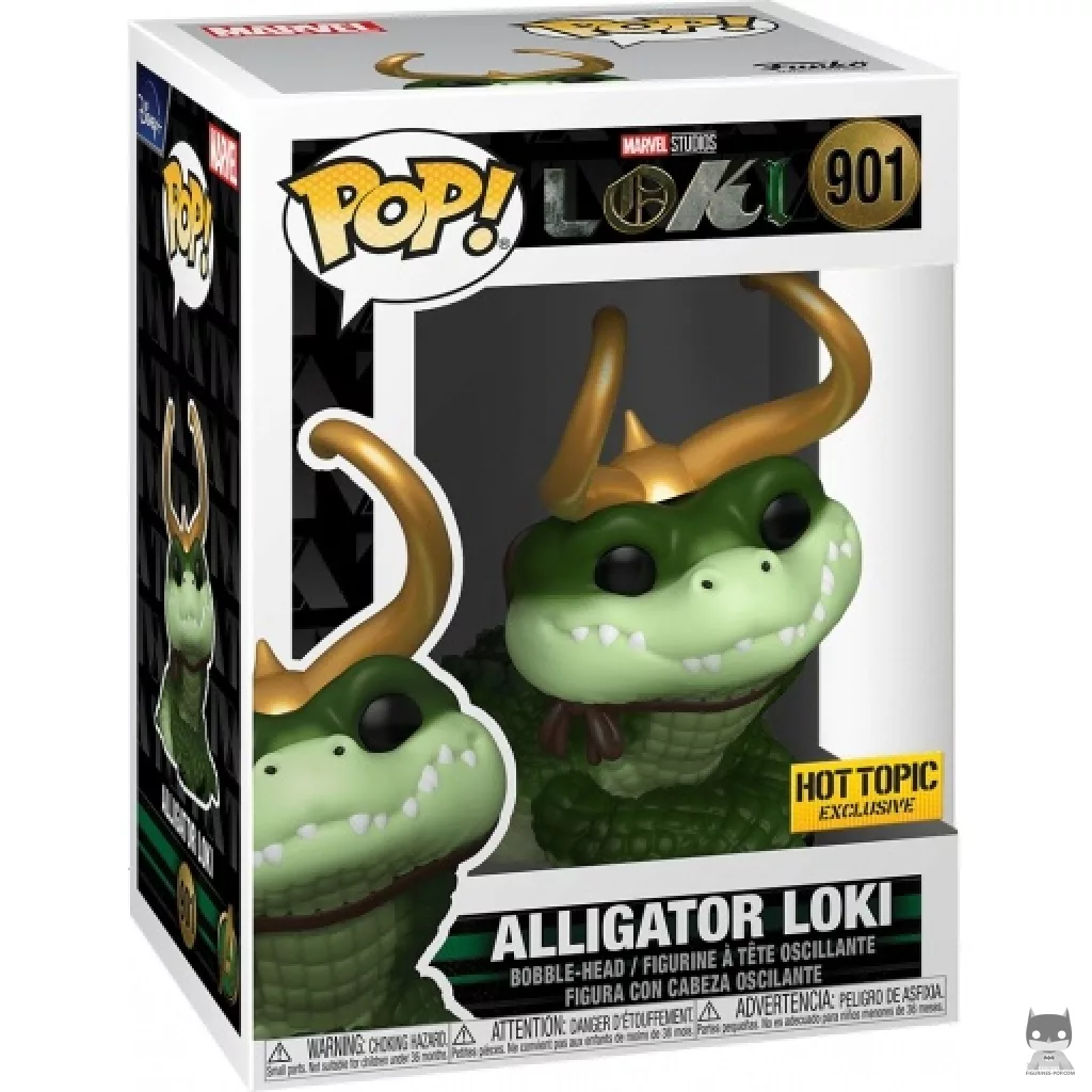 Figurine Funko POP Loki Alligator avec boîte