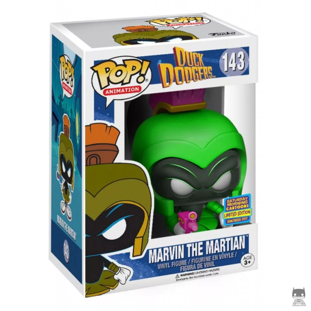 Figurine Funko POP Marvin le Martien (Vert) avec boîte