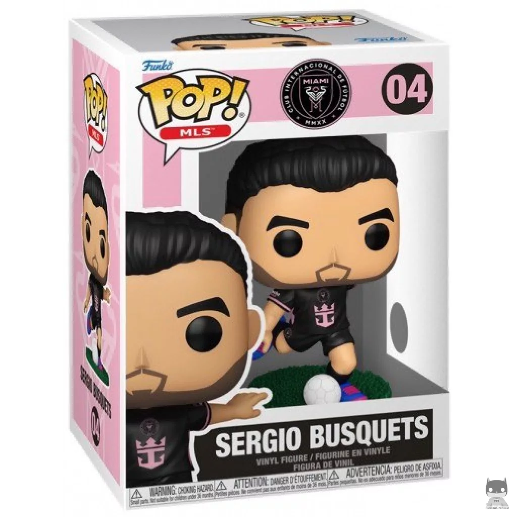 Figurine Funko POP Sergio Busquets (Major League Soccer (USA Football League)) avec boîte