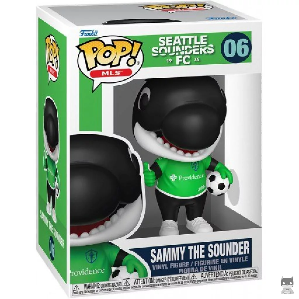 Figurine Funko POP Sammy The Sounder (Seattle Sounders FC) avec boîte