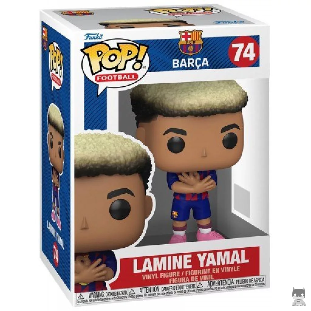 Figurine Funko POP Lamine Yamal (FC Barcelona) avec boîte