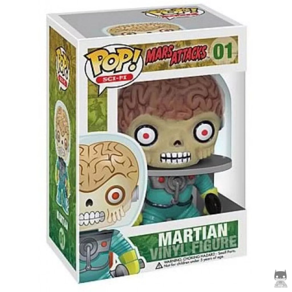 Figurine Funko POP Martien avec boîte