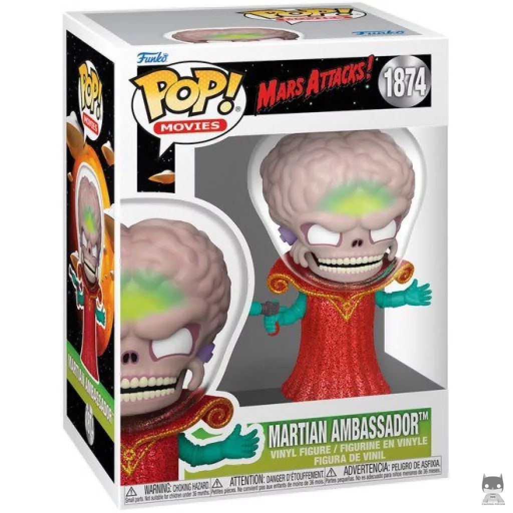 Figurine Funko POP Ambassadeur Martien avec boîte