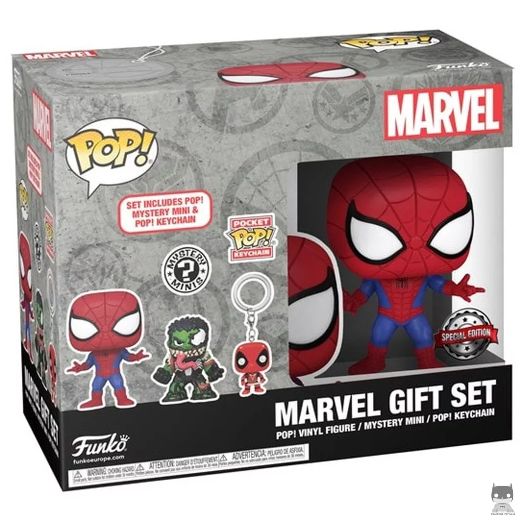 Figurine Funko POP Coffret cadeau Marvel avec boîte