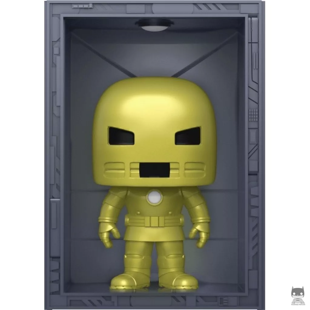 Figurine Funko POP Hall of Armor : Iron Man Model 1 Armure Dorée (Metallic) (Marvel Comics)