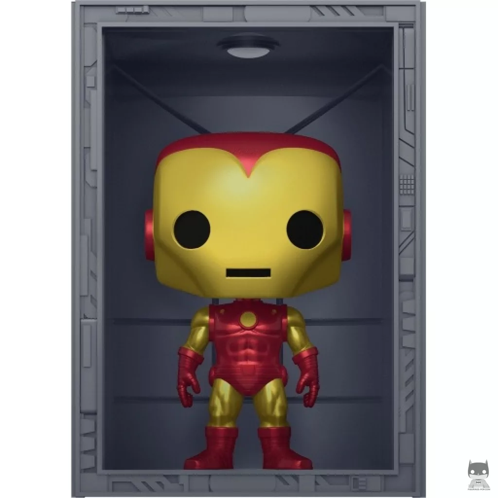 Figurine Funko POP Hall of Armor : Iron Man Model 4 (Metallic) (Marvel Comics)